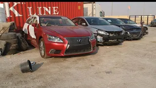 Покупка битых Lexus и Toyota в Dubai.