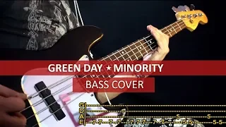 Green Day - Minority / bass cover / playalong with TAB