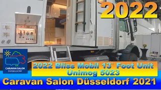 2022 Bliss Mobil 13` Foot Unit Unimog 5023 Interior and  Exterior Walkaround Caravan Salon Düsseldor