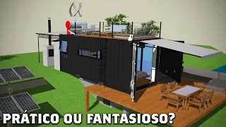 Casa container minimalista e autossuficiente? - Casas Sobrevivencialistas