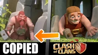 Ripped-Off Clash of Clans' Commercials & Their Game Too?? | CoC Commercial 2018 Copied