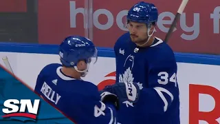 Maple Leafs' Auston Matthews Caps Off Beauty Tic-Tac-Toe Goal In Dying Seconds Of First Period