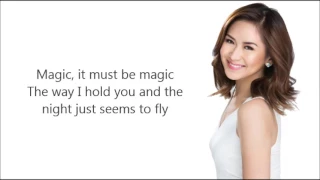 Sarah Geronimo - I Just Fall In Love Again  Lyrics