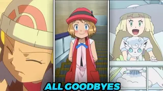 Ash says Goodbye to all Pokegirls | Every Pokegirl leaving Ash | Every Pokegirl's Goodbyes to Ash |