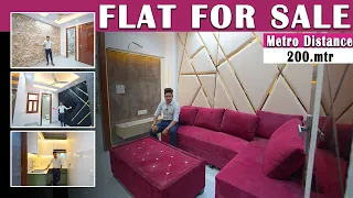 Luxurious 2-Bhk Flat In Uttam Nagar | Call us 7428930388 Fully Furnished Flat With Kulting Design