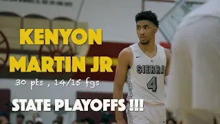 KENYON MARTIN JR. 30 Pts in Regional Finals , SIERRA CANYON vs Mater Dei