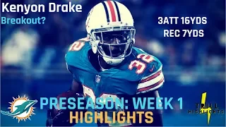 Kenyan Drake Preseason Week 1 Highlights | Lead Back 08.09.2018