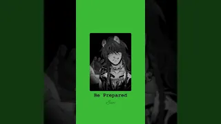 Be Prepared - Scar // slowed + reverb