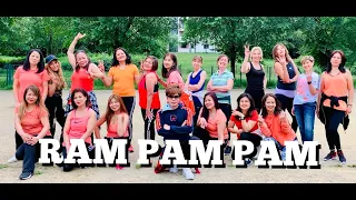 RAM PAM PAM by Natti Natasha ft. Becky G / Cumbiaton / Zumba / JM Zumba Dance Fitness Milan Italy