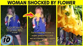Woman Accidentally Drugs Herself After Smelling Flower