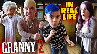 Granny Chapter 2 In Real Life (FUNhouse Family) FRONT DOOR ELECTRICITY FAIL!