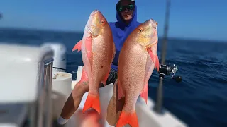 ACTION PACKED Mutton Snapper Fishing...WE LIMITED OUT