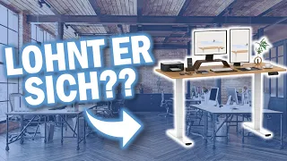 Flexispot EG1 Schreibtisch - HÖHENVERSTELLBARER SCHREIBTISCH - LOHNT SICH DER KAUF? 🤔