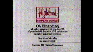 1991 Highland Superstores commercial