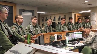 Air Force Pilots Preflight Briefing & Takeoff  – F-15E Strike Eagle