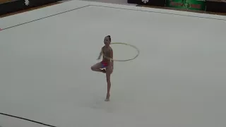 Jelizaveta Vinogradova hoop 2007  Christmas Cup 2017, Tallinn