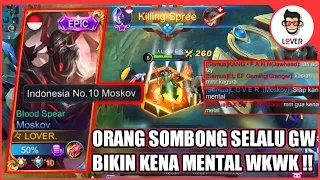 TOP GLOBAL MOSKOV AJARIN PUBLIK CARA JADI USER MM SEJATI DAN TIDAK SOMBONG - MOBILE LEGENDS