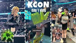 kcon la 2023 vlog // day 1 ☁️🧸🌱 + concert!!