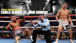 Canelo Alvarez vs Jaime Munguia | Knockouts | Full Fight Highlights | Best Punches | #canelomunguia