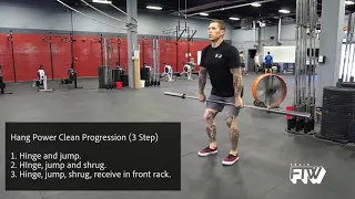 Hang Power Clean Progression (3 Step)