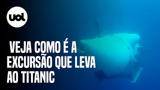 Submarino desaparecido: veja como é a excursão que leva ao Titanic