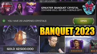 25x Greater Banquet Crystal Opening 2023 - HUNT FOR RARE 7 STARS! - Marvel Contest Of Champions