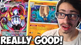 This Is How To Make Chandelure VMAX REALLY GOOD! Omastar Item lock! Expanded PTCGO