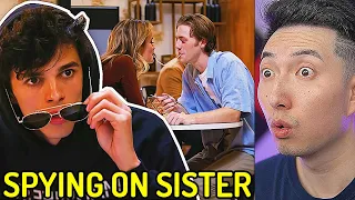 Brother Gets CAUGHT Spying on Sister's Secret..