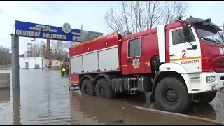 Река Кылшакты снова вышла из берегов