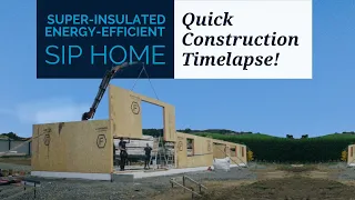 Quick Construction with Formance SIPs! Watch this Riverton Energy-Efficient Home Being Built!