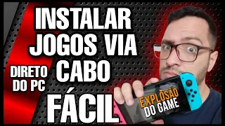 INSTALAR JOGOS NO NINTENDO SWITCH VIA CABO USB, SEM PRECISAR DESLIGAR O CONSOLE. (FÁCIL)