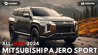 2024 Mitsubishi Pajero Sport (MONTERO SPORT) Unveiled: A New Generation !!