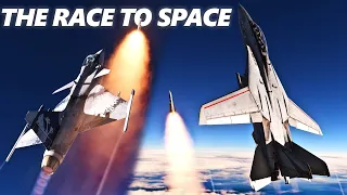AIM-54 Phoenix vs Meteor The Race To Space | DCS World