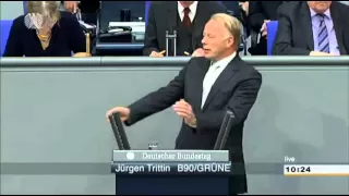 "Da meldet sich der Mario Barth der FDP" - Jürgen Trittin in Höchstform (+Zwischenrufe)