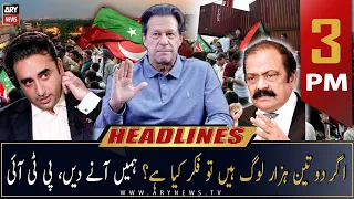 ARY News Prime Time Headlines | 3 PM | 1st November 2022