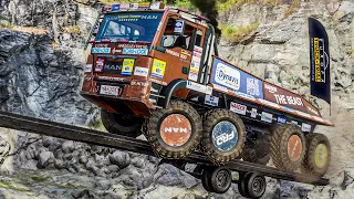 OFFROAD TRUCKS auf gefährlichen Routen am Abhang | HEAVY DUTY CHALLENGE