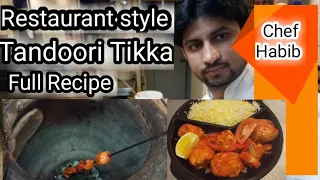 Restaurant style Chicken Tandoori Tikka | 8 KG Recipe | Chef Habib  | German Veer |Habib Ur Rehman