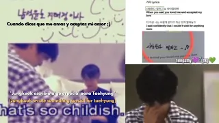 Things that Taehyung and Jungkook have said that look like fake subtitles, but they're not.