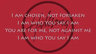 Hillsong Worship - Who You Say I Am [Lyric Video]