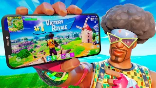 EL RETO DE JUGAR FORTNITE MOBILE EN 2024