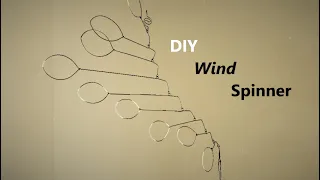 DIY Wire Sculpture Kinetic Art (KWS-2)  Wind Spinner