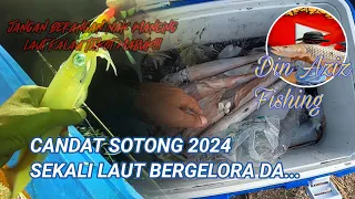 #memancing ✅TRIP CANDAT SOTONG DI TERENGGANU. MEMANG PADU.GELOMBANG PUN PADU