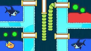 save the fish / pull the pin level android game save fish pull the pin puzzle game / mobile game