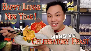 Massive Lunar New Year Celebratory Feast! | 12+ courses by myself...