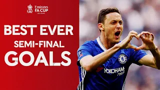 Matic, Giggs, Beckham, Aubameyang | Best Ever Semi-Final Goals | Emirates FA Cup 2021-22