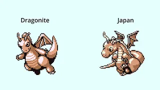 Japanese Gen 1 Pokemon Sprites are disturbing