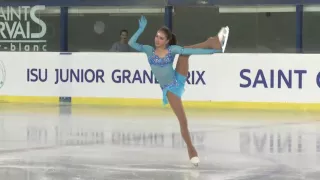 2016 ISU Junior Grand Prix - St. Gervais - Ladies Short Program - Alina ZAGITOVA RUS