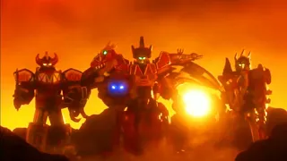 Dino Megazord Fight | Beast Morphers | Grid Connection