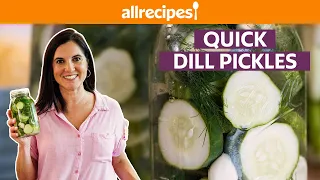 How to Make Refrigerator Crunchy Dill Pickles | Quick Pickles | Get Cookin’ | Allrecipes.com