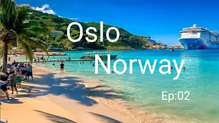 Oslo Norway beach walk ep:02 Most peaceful country in the world